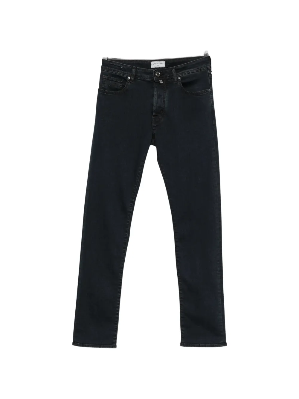 Jacob Cohën logo-patch slim-cut jeans - Blu