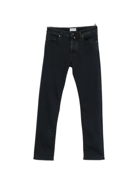 Jacob Cohën logo-patch slim-cut jeans