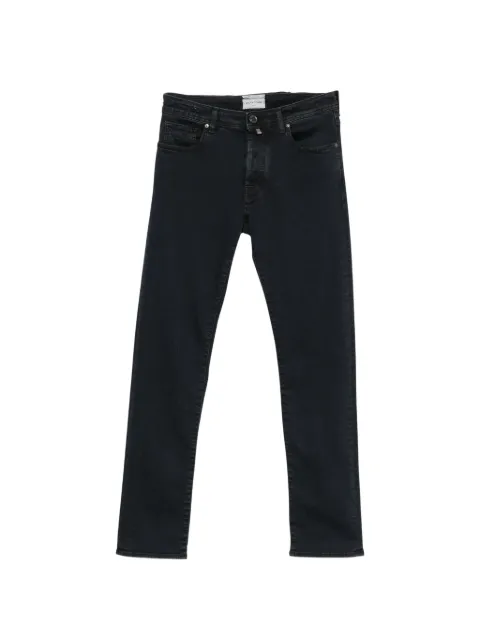 Jacob Cohën logo-patch slim-cut jeans