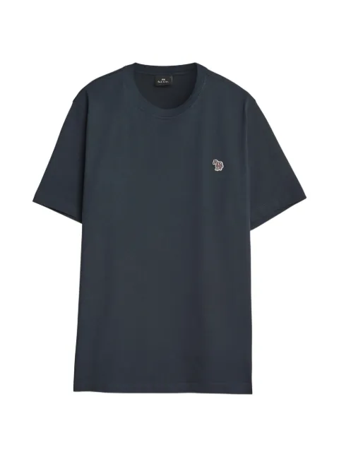 Paul Smith navy cotton Zebra-logo T-Shirt