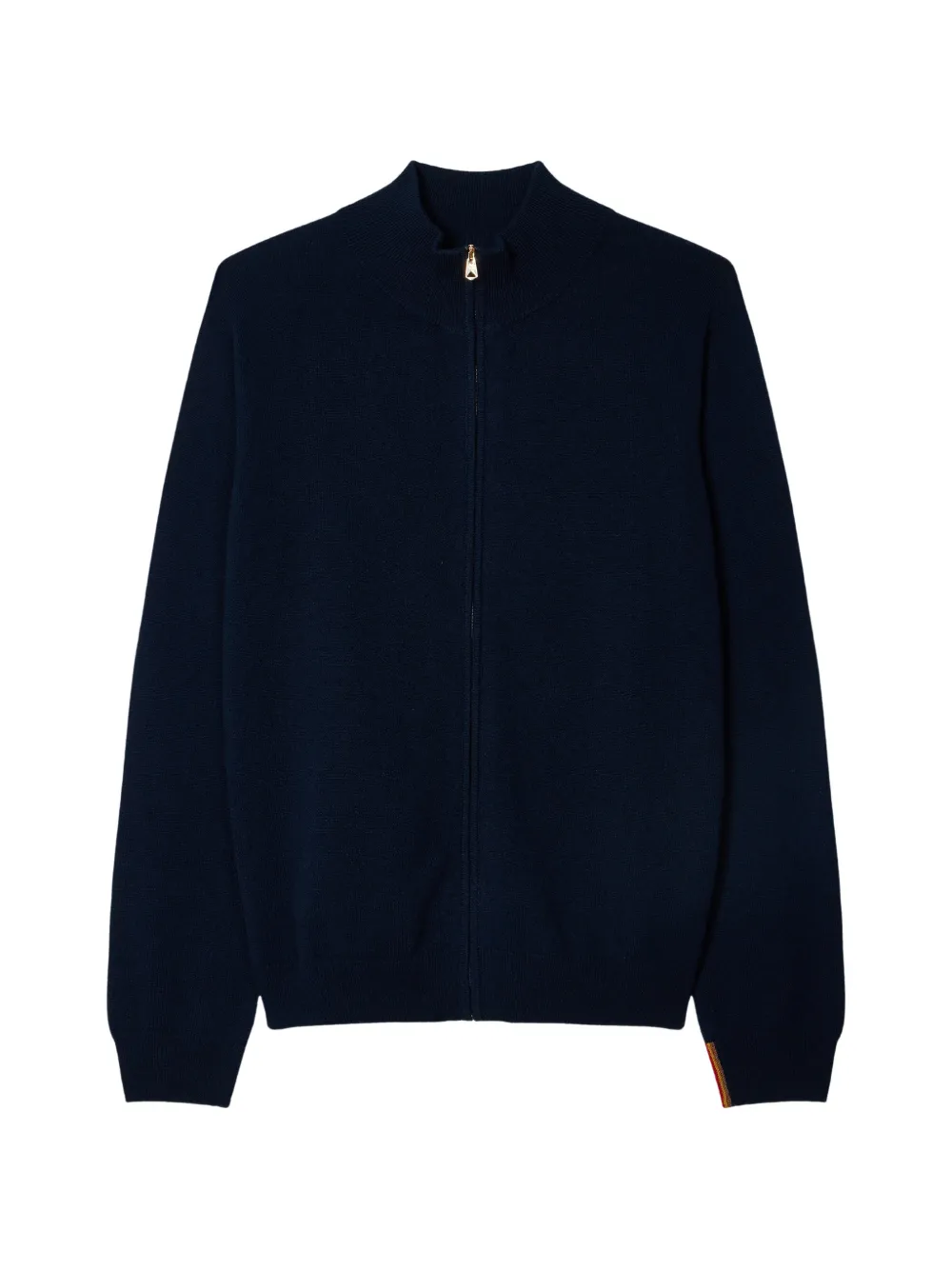 Paul Smith navy cashmere zip cardigan - Blue