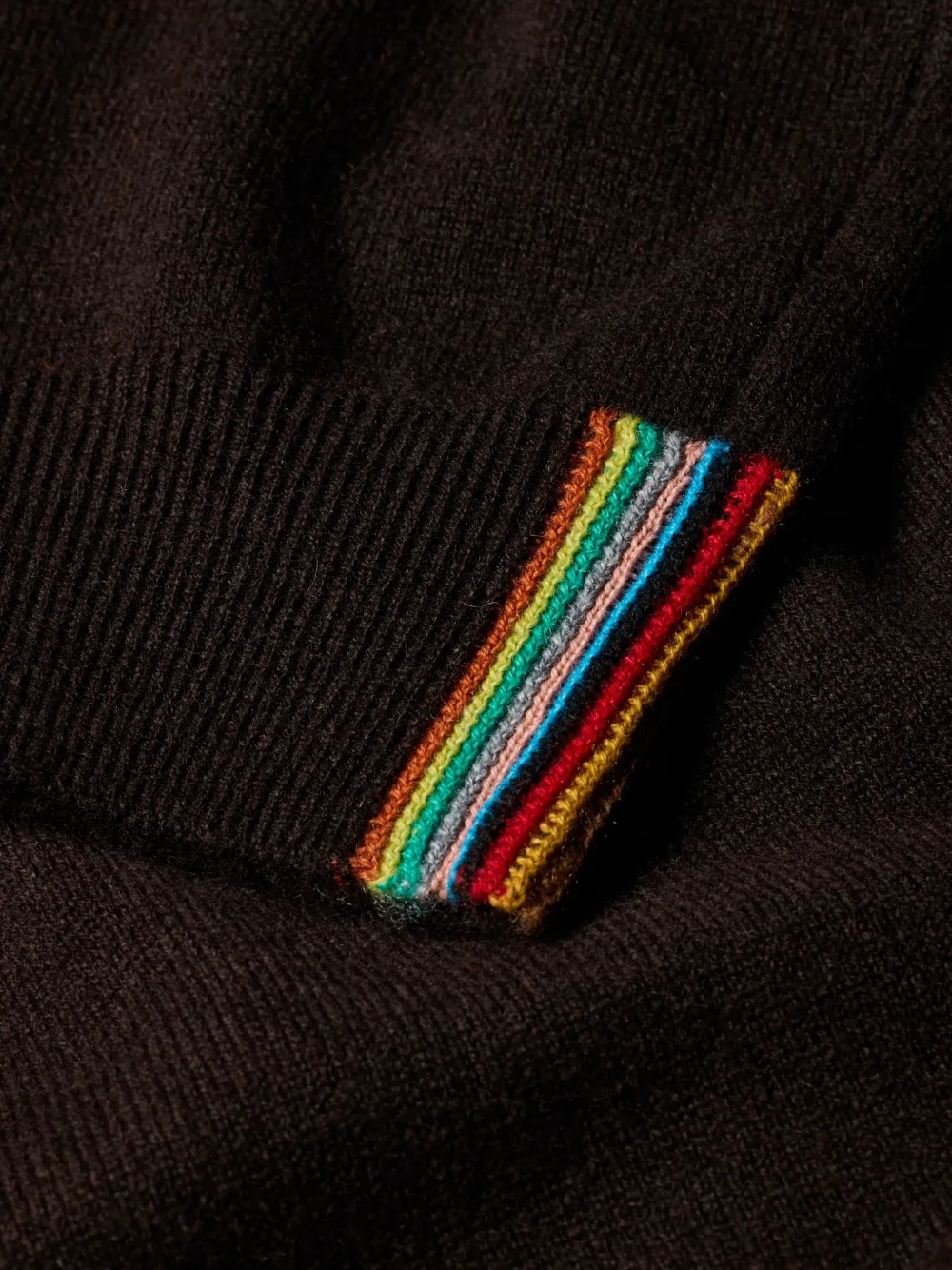 Paul Smith Donkerbruine kasjmier trui