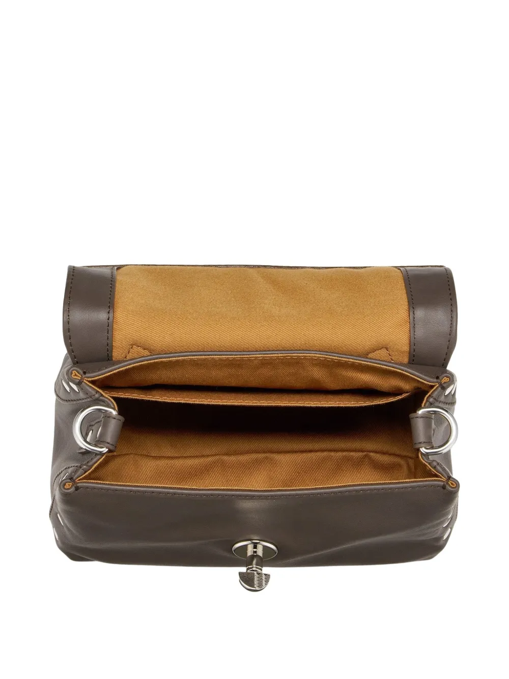Zanellato baby Postina leather tote bag Bruin
