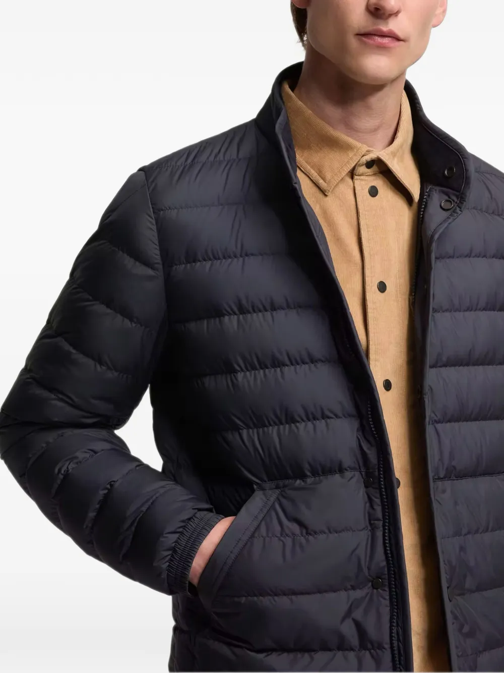 Moncler Clorin gewatteerd jack Blauw