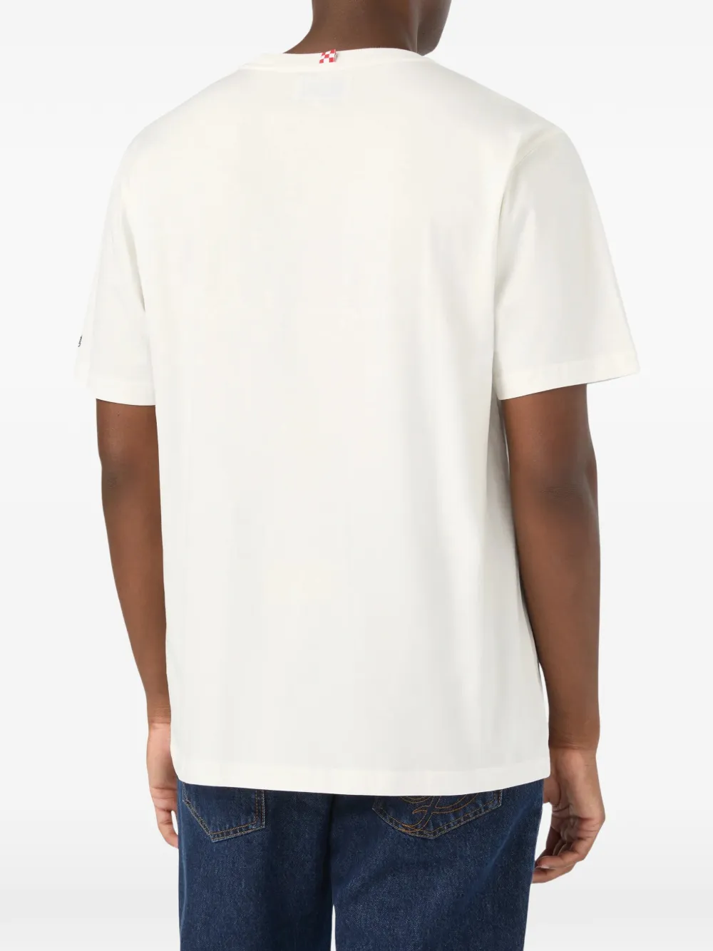 MC2 Saint Barth off-white Arnott cotton T-shirt with Grand Slam embroidery