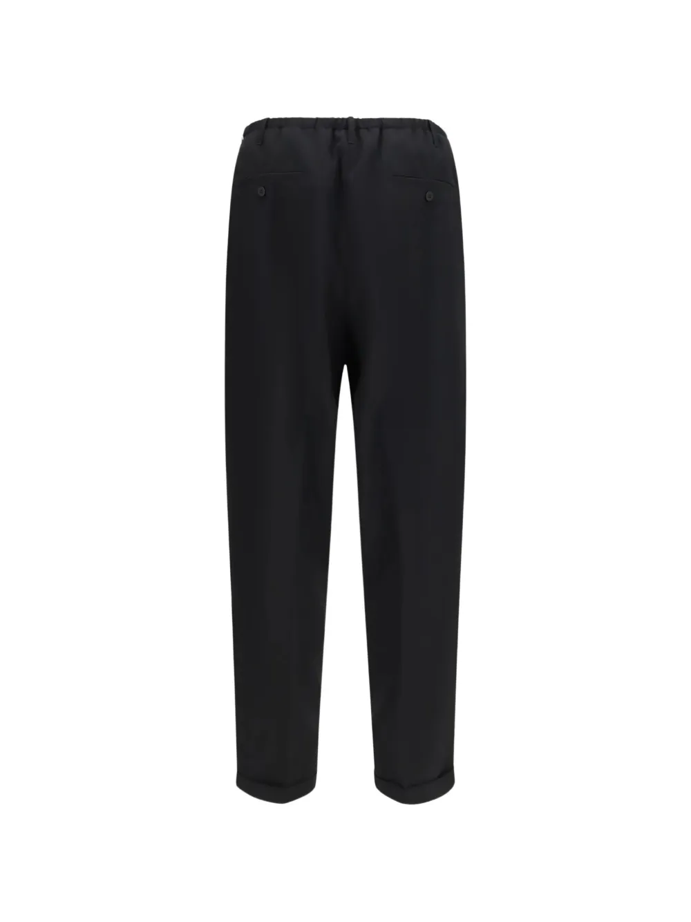 Magliano pleated turn-up trousers Zwart