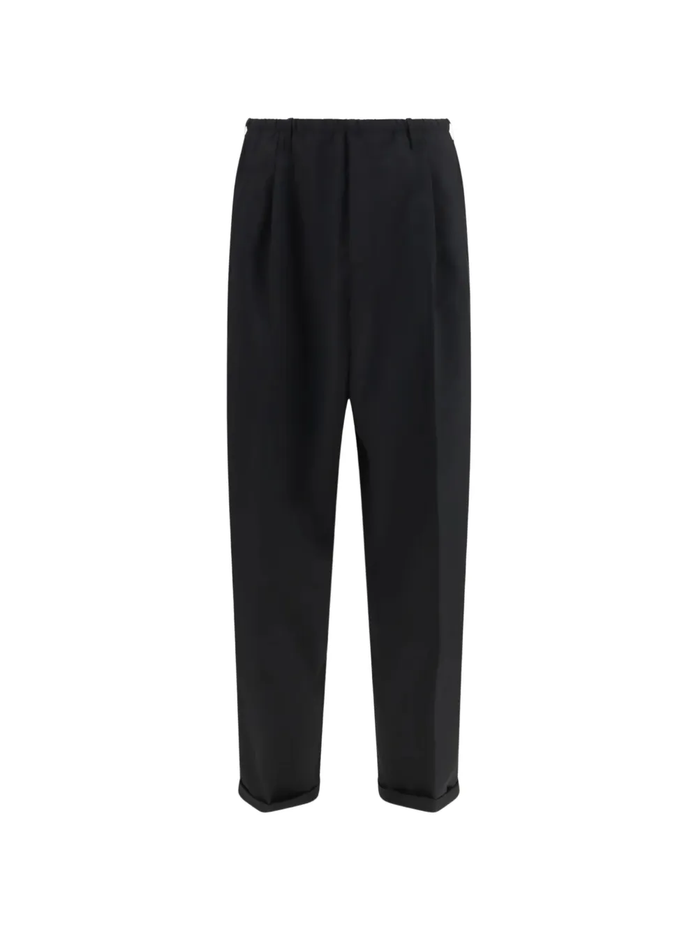 Magliano pantalon plissé à ourlet retroussé - Noir Magliano pantalon plissé à ourlet retroussé - Noir