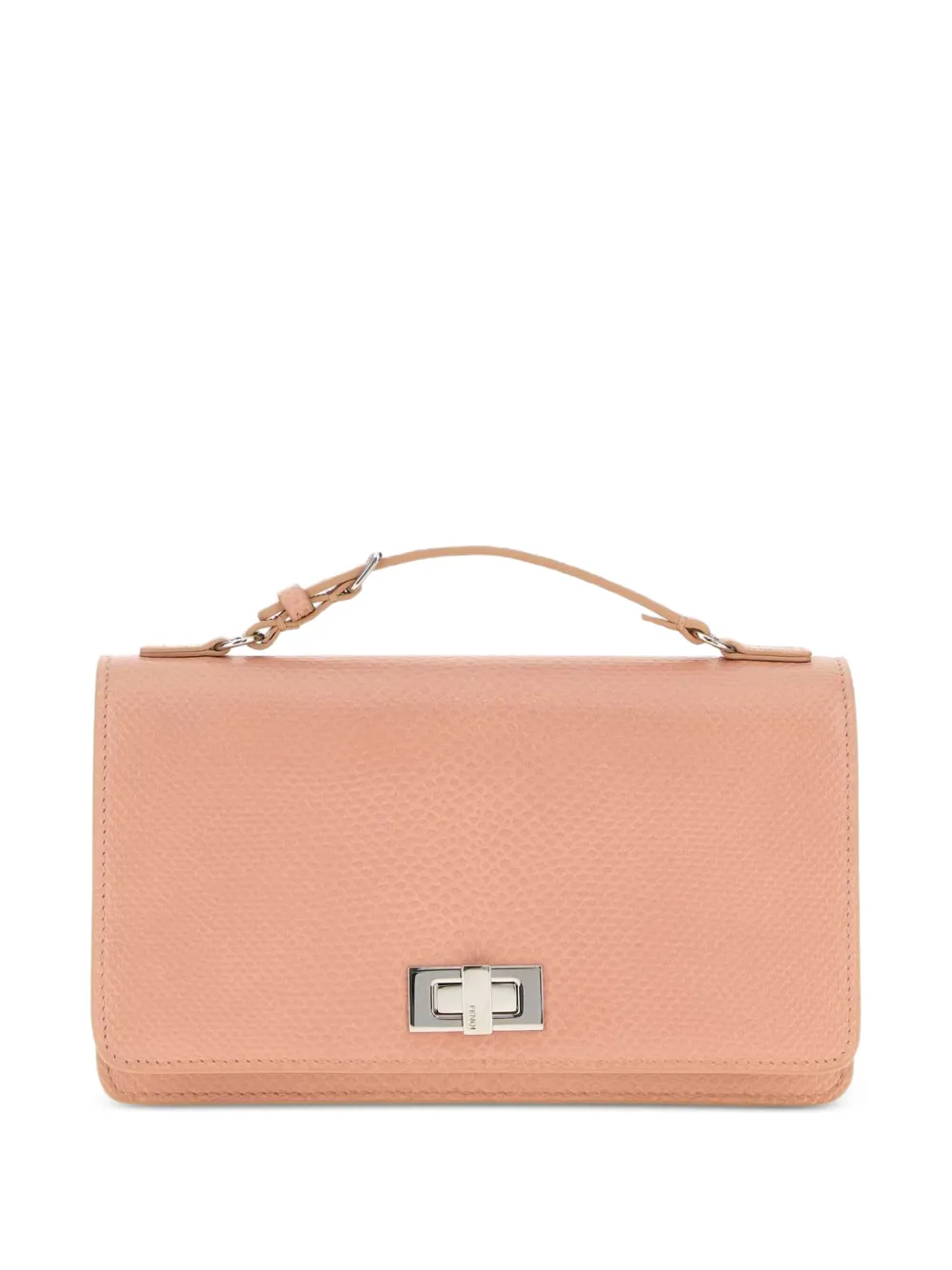 FENDI Peekaboo lichtroze karung portemonnee
