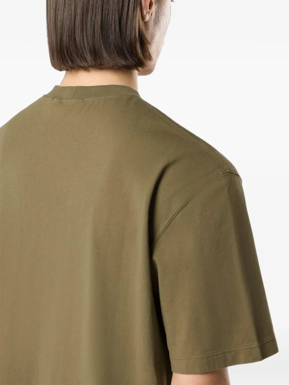Stone Island 2100030 jersey T-shirt van biologisch katoen Groen