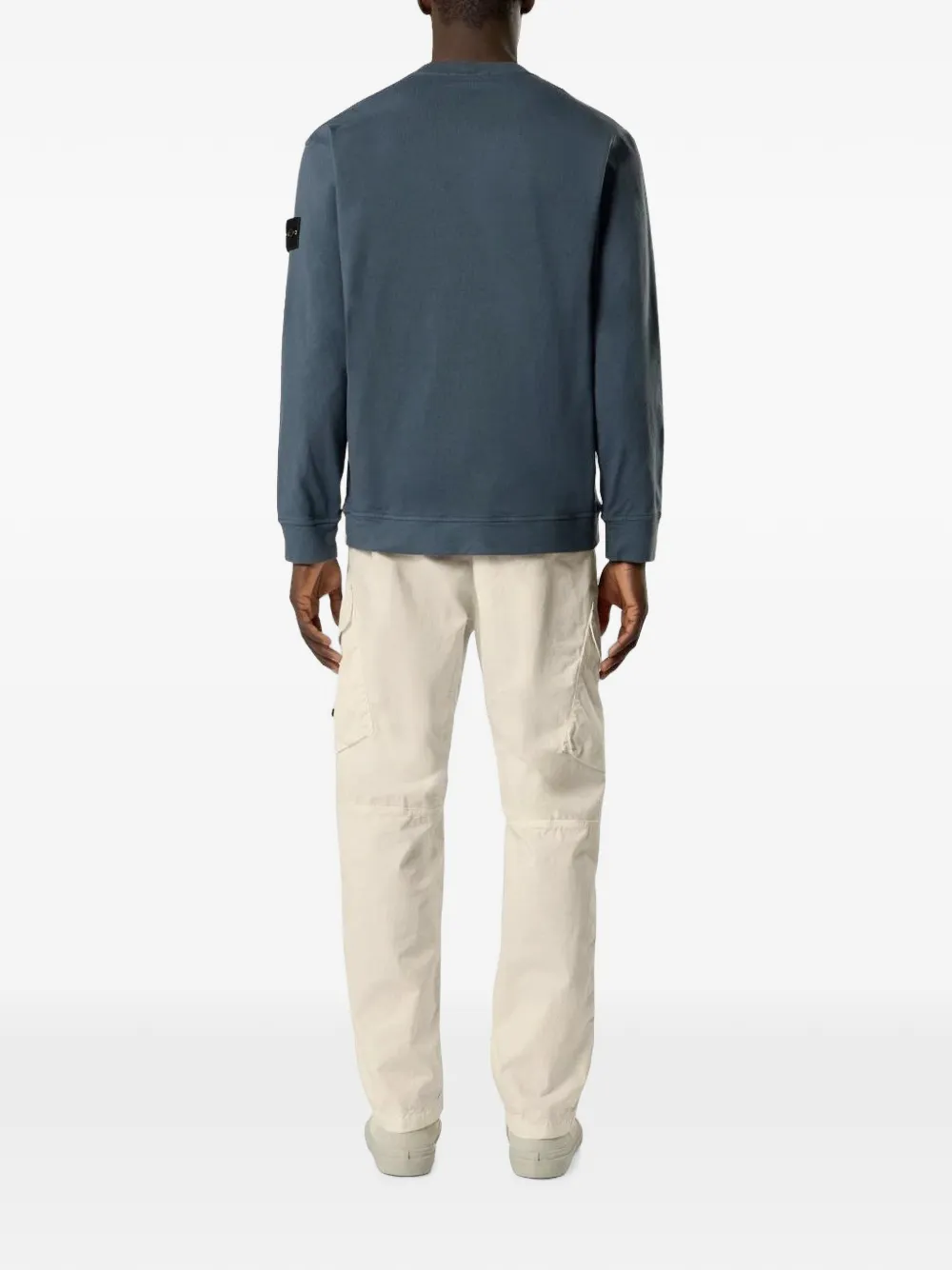 Stone Island Jersey sweater van biologisch katoen Blauw
