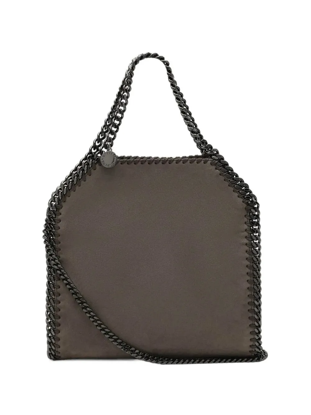 Stella McCartney mini Falabella chain-link tote bag - Grey