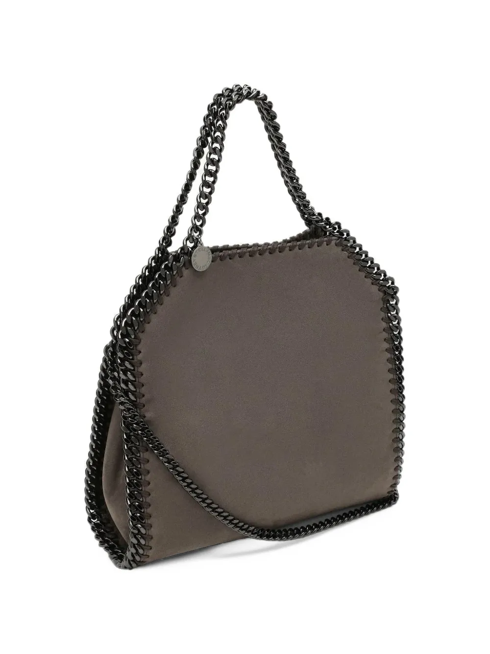 Stella McCartney mini Falabella chain-link tote bag Grijs