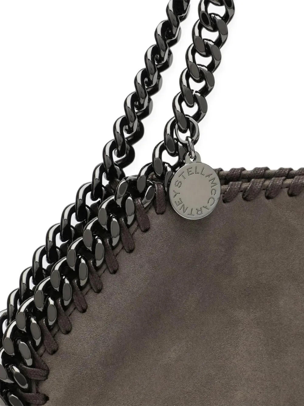 Stella McCartney mini Falabella chain-link tote bag Grijs