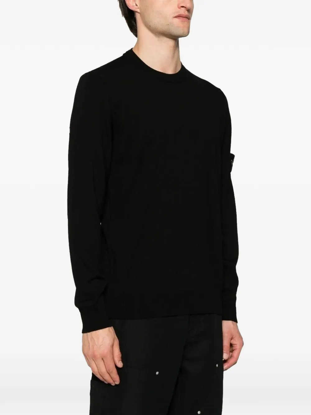 Stone Island Pure rws-wollen turi Zwart