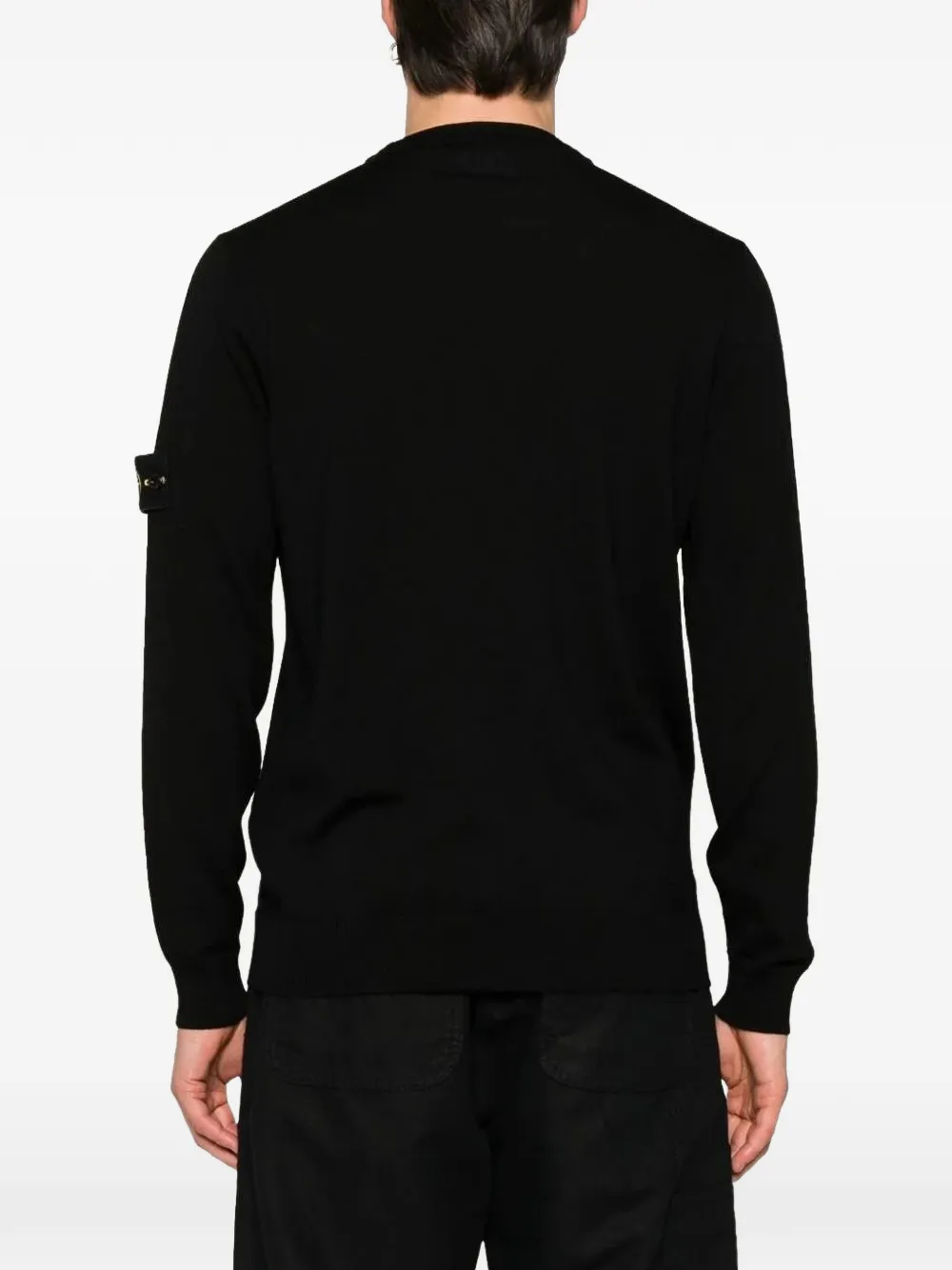 Stone Island Pure rws-wollen turi Zwart