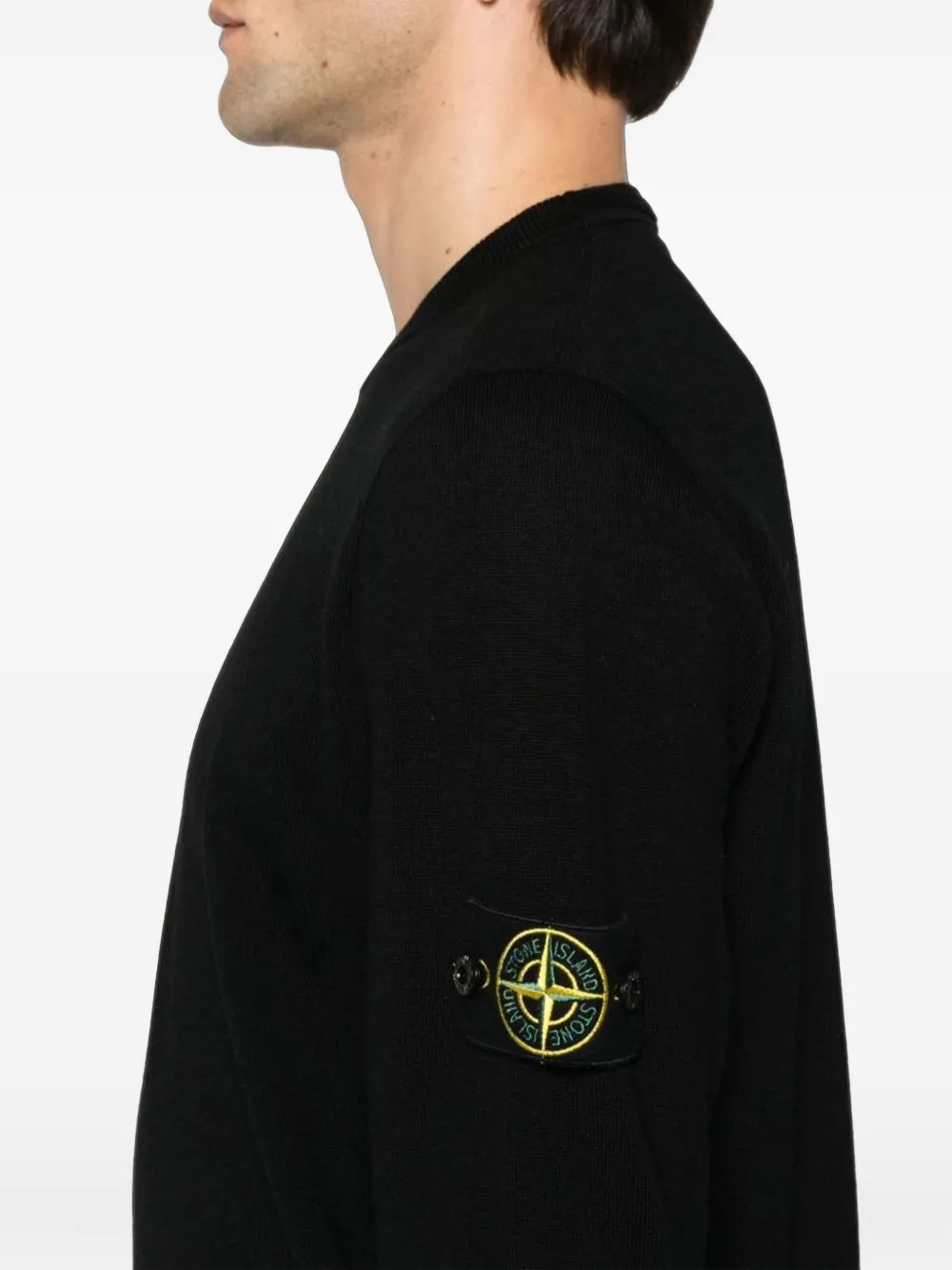 Stone Island Pure rws-wollen turi Zwart