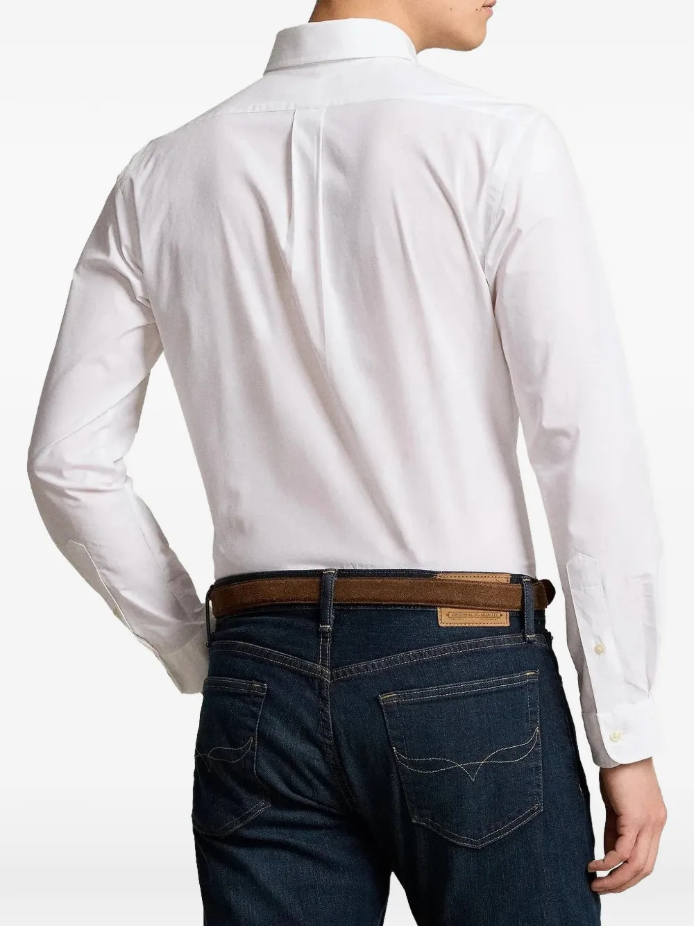 Polo Ralph Lauren Overhemd met geborduurd logo Wit