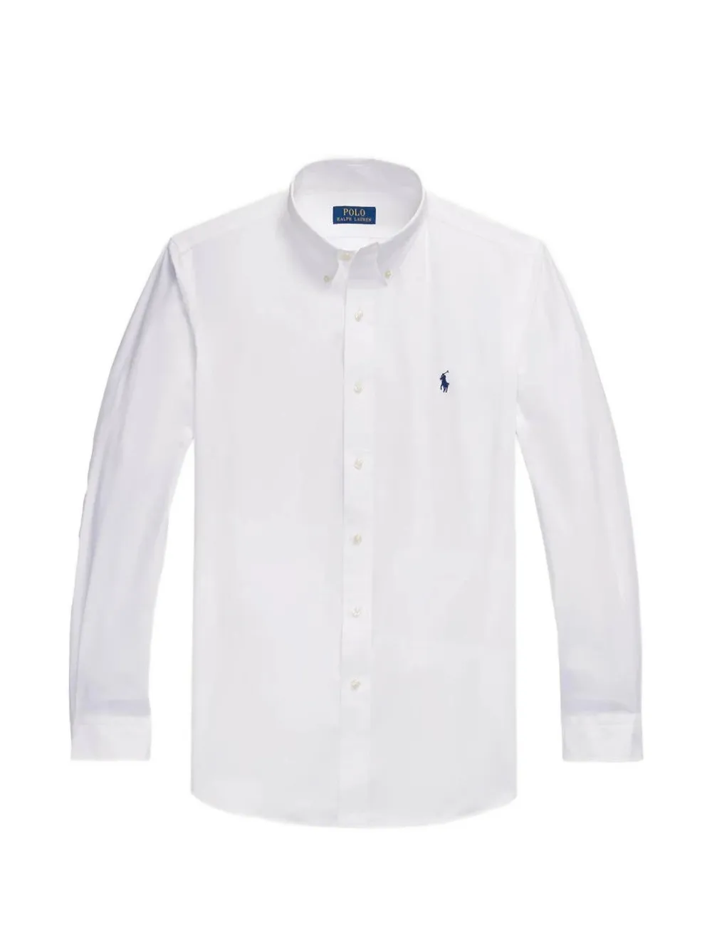 Polo Ralph Lauren embroidered-logo poplin shirt - Bianco