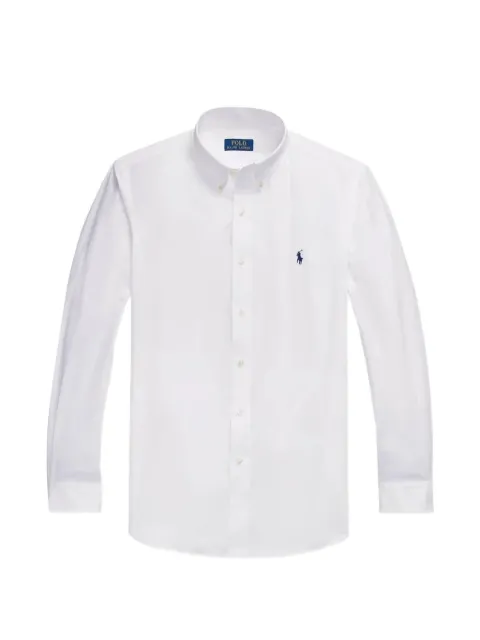 Polo Ralph Lauren embroidered-logo poplin shirt