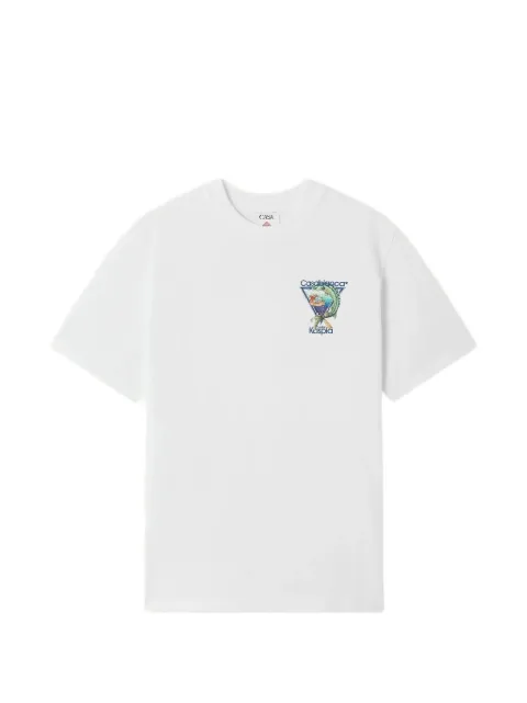Casablanca x Casa Kaspia New York Club Icon graphic-print T-shirt