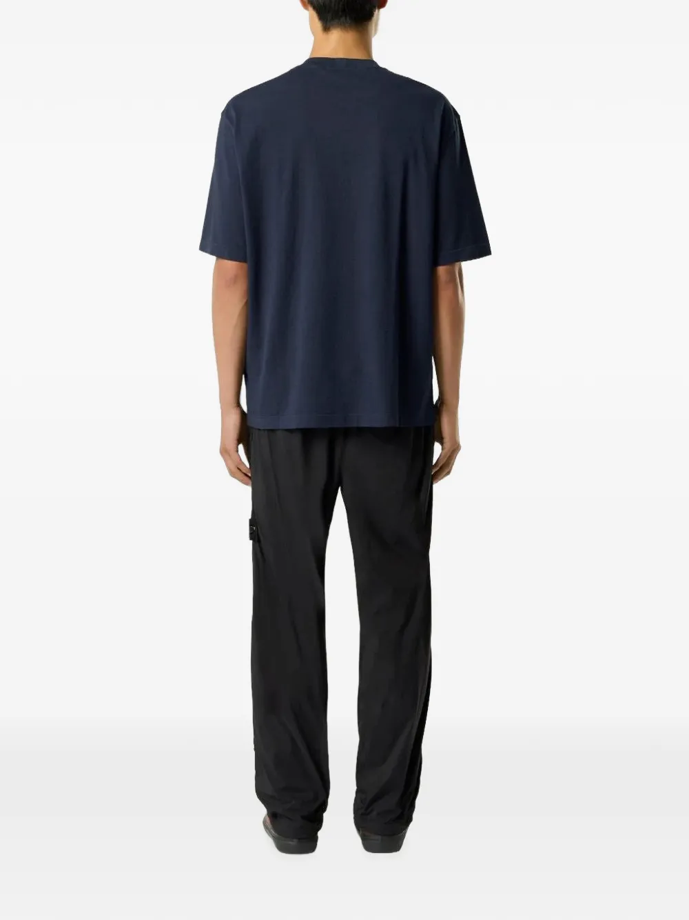 Stone Island 2100030 jersey T-shirt van biologisch katoen Blauw