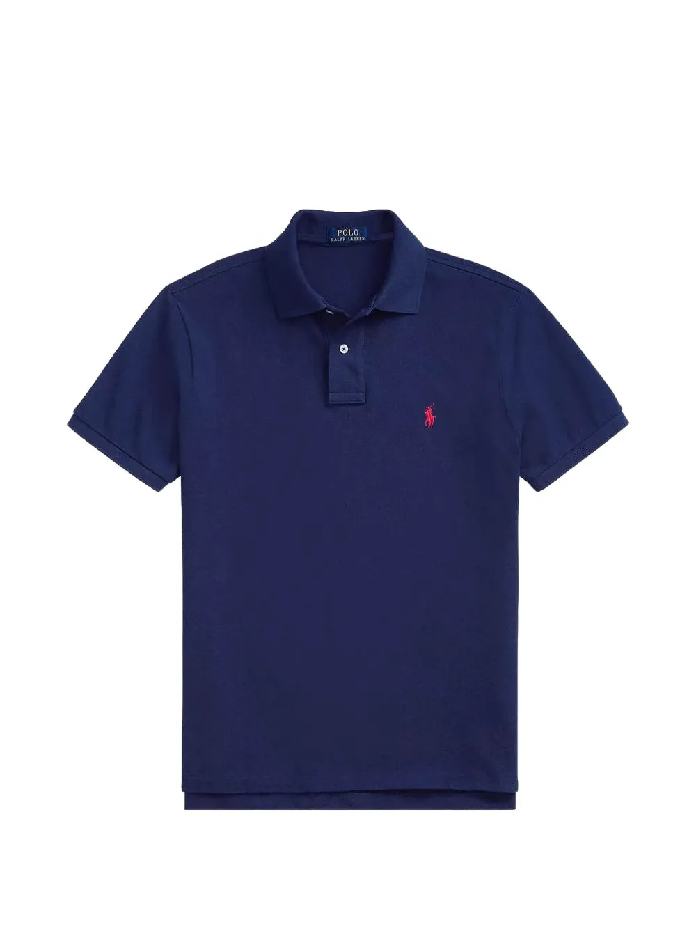 Polo Ralph Lauren logo-embroidered polo shirt - Blu