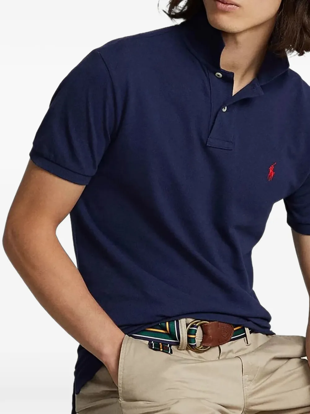 Polo Ralph Lauren Poloshirt met geborduurd logo Blauw