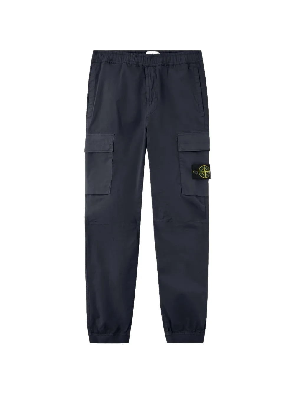 Stone Island 3100031 stretch organic-cotton twill trousers - Blu