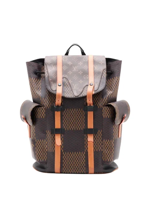 Louis Vuitton Pre-Owned 2020 Nigo Giant Damier Ebene Monogram Christopher backpack