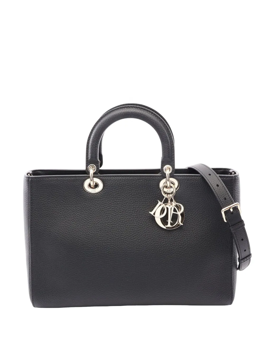 Christian Dior Pre-Owned 2000-2026 Large Leather Diorissimo satchel - Schwarz