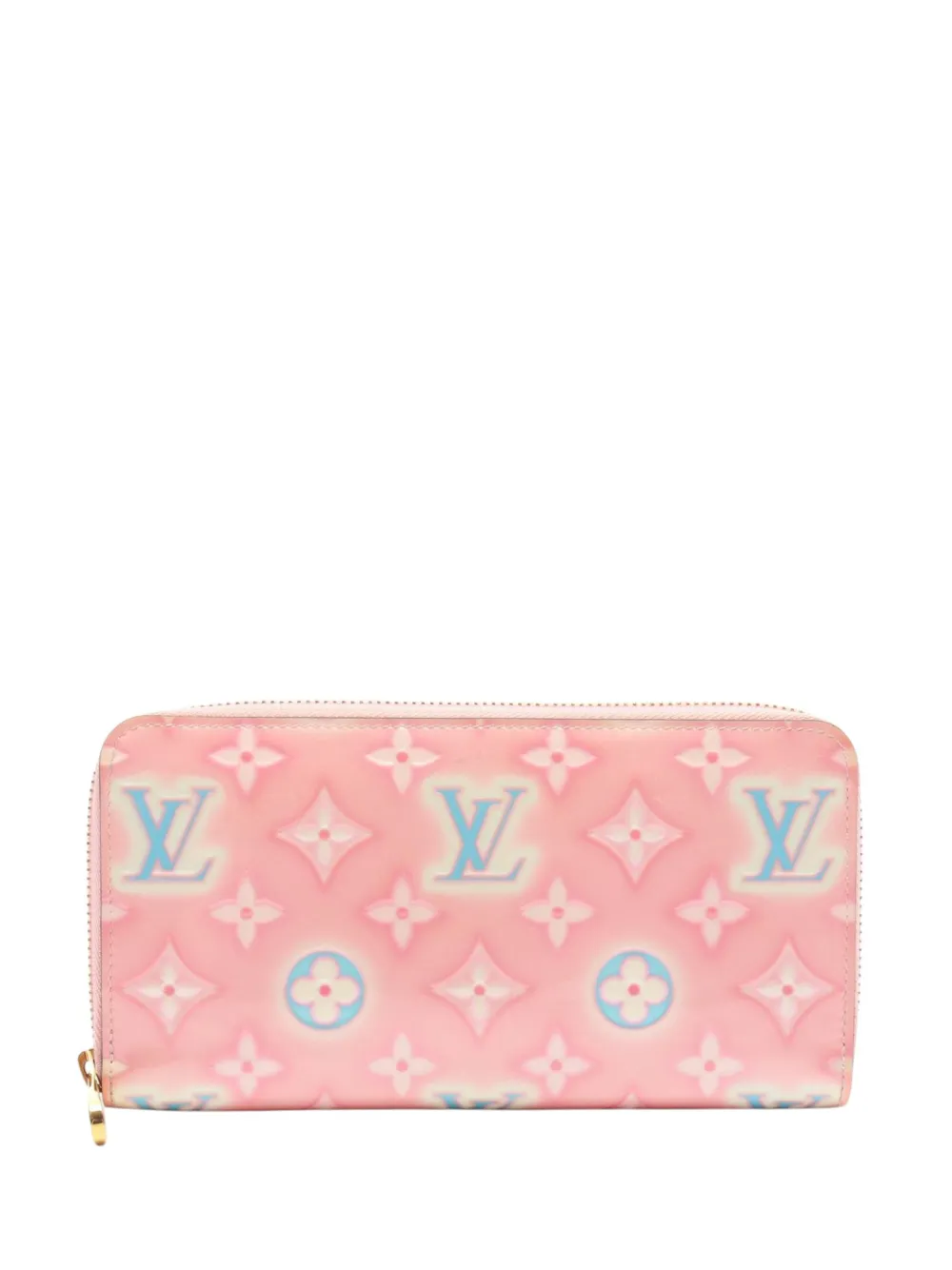 Louis Vuitton Pre-Owned 2021-2026 Monogram Vernis Zippy Gradient Wallet long wallets - Rosa