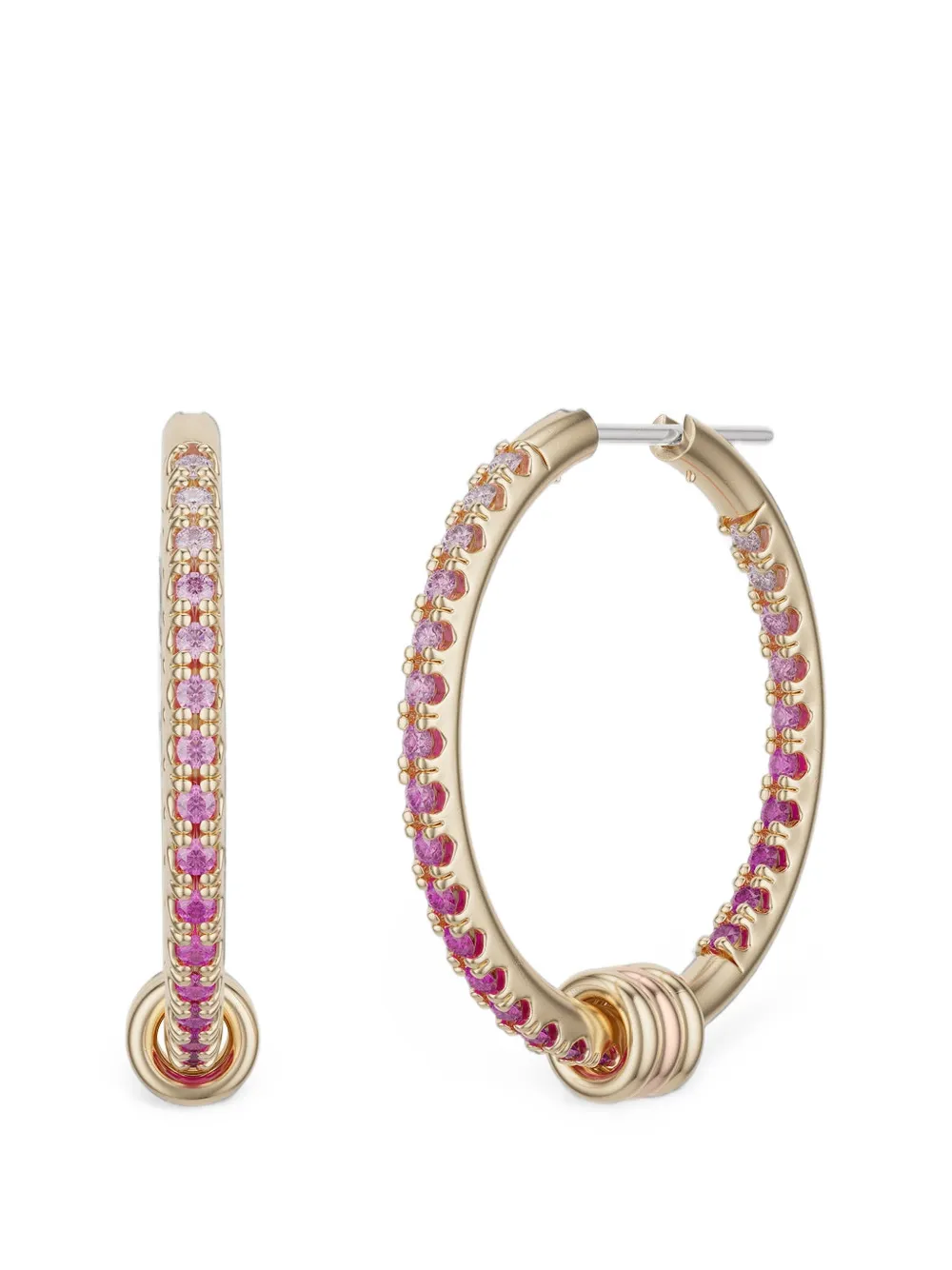 Spinelli Kilcollin Argo pink sapphire hoop earrings