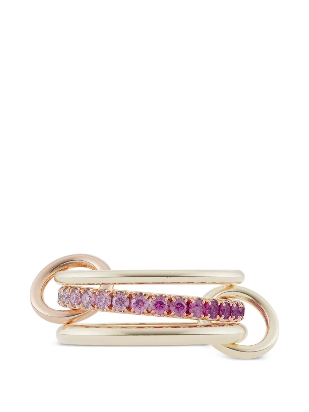 Spinelli Kilcollin Petunia pink sapphire ring - Gold