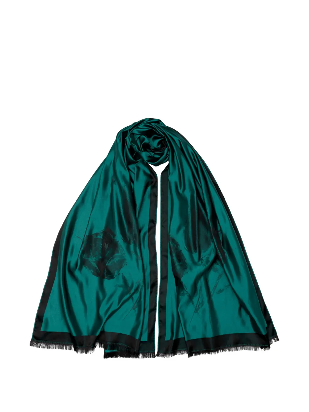 Elizabetta Fortuna tulip-woven scarf - Verde