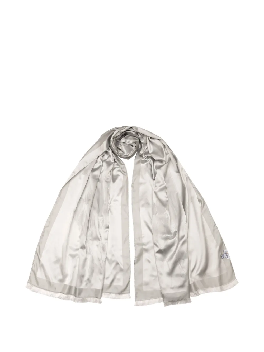 Elizabetta Fortuna tulip-pattern scarf - Grigio