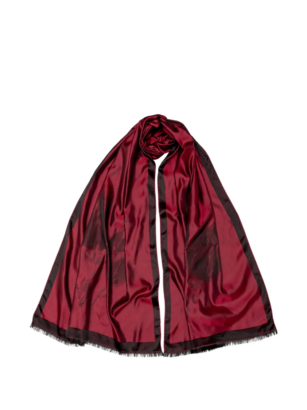 Elizabetta Fortuna silk scarf - Rot