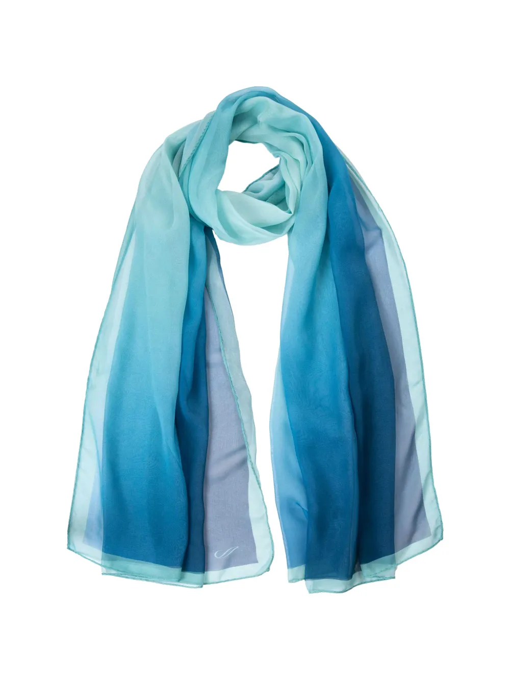 Elizabetta Sophia silk scarf - Blau