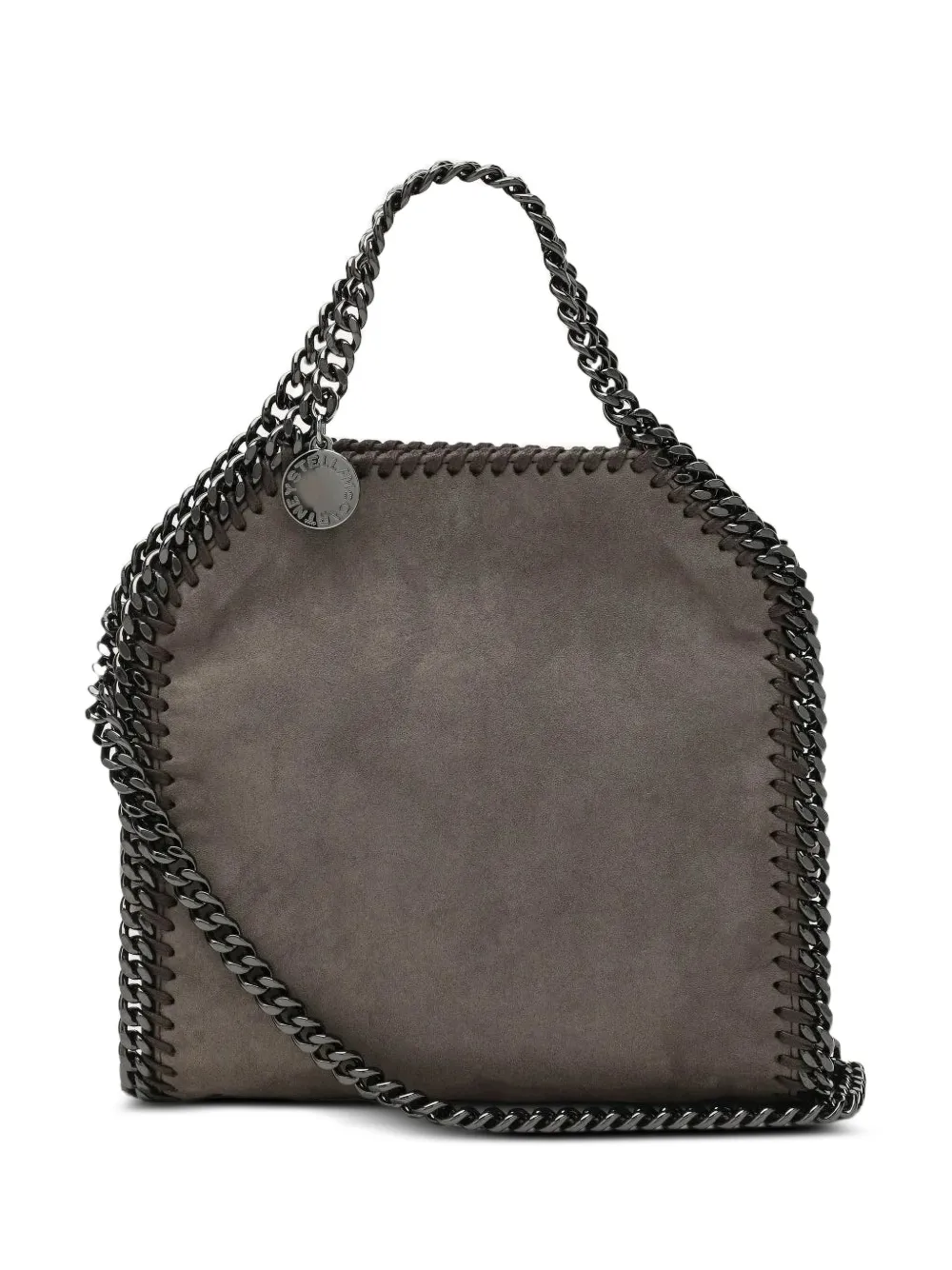 Stella McCartney Falabella suede tote bag - Grey