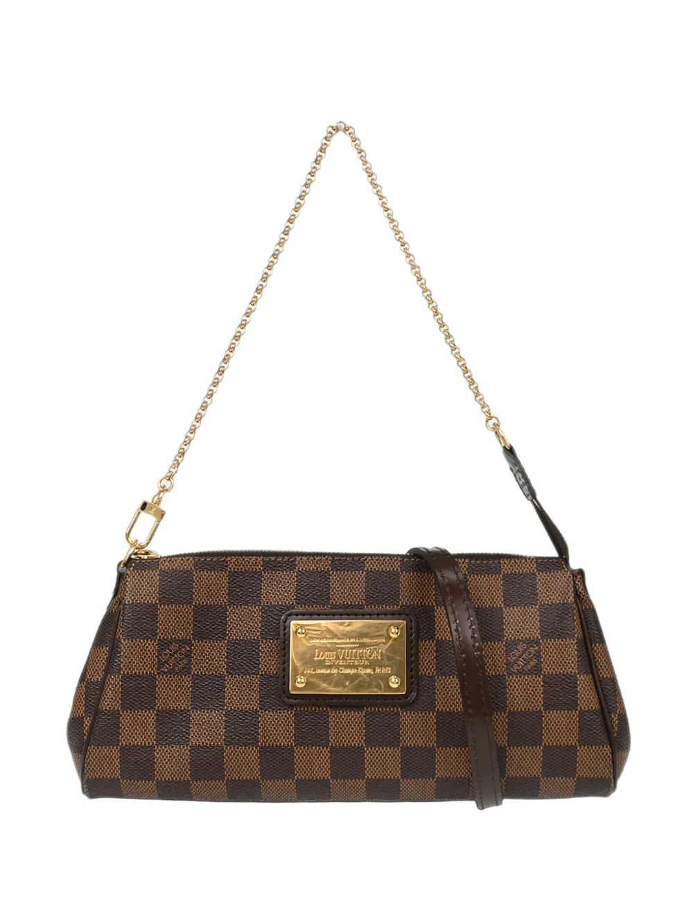 Louis Vuitton Pre-Owned 2008s Eva Damier Ebène shoulder bag - Marrone