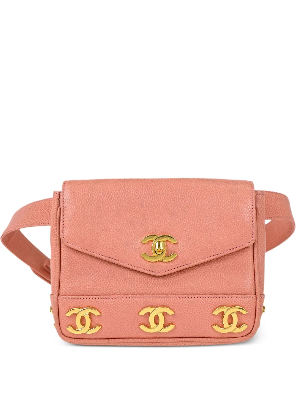 CHANEL Pre-Owned Marsupio CC Triple 1992 - Rosa