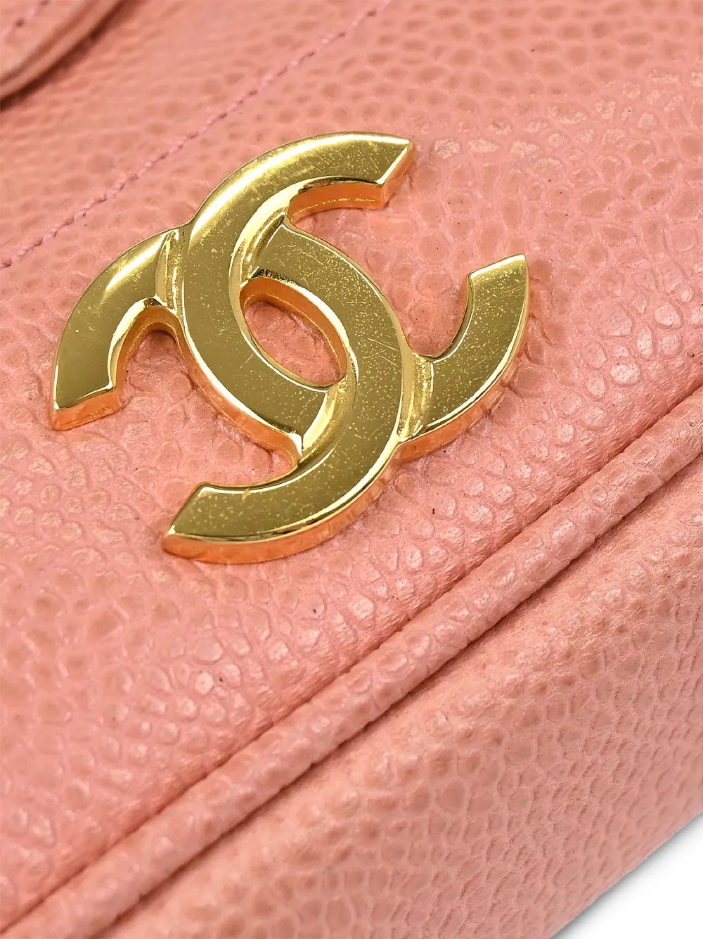 CHANEL Pre-Owned 1992 heuptas met CC logo's Roze