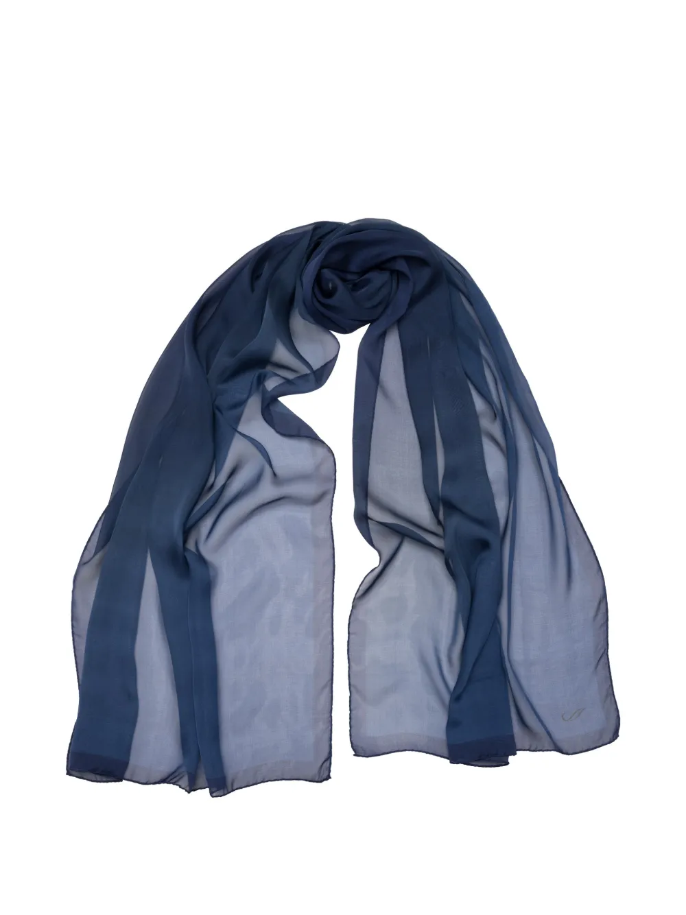 Elizabetta Sophia silk scarf - Blu