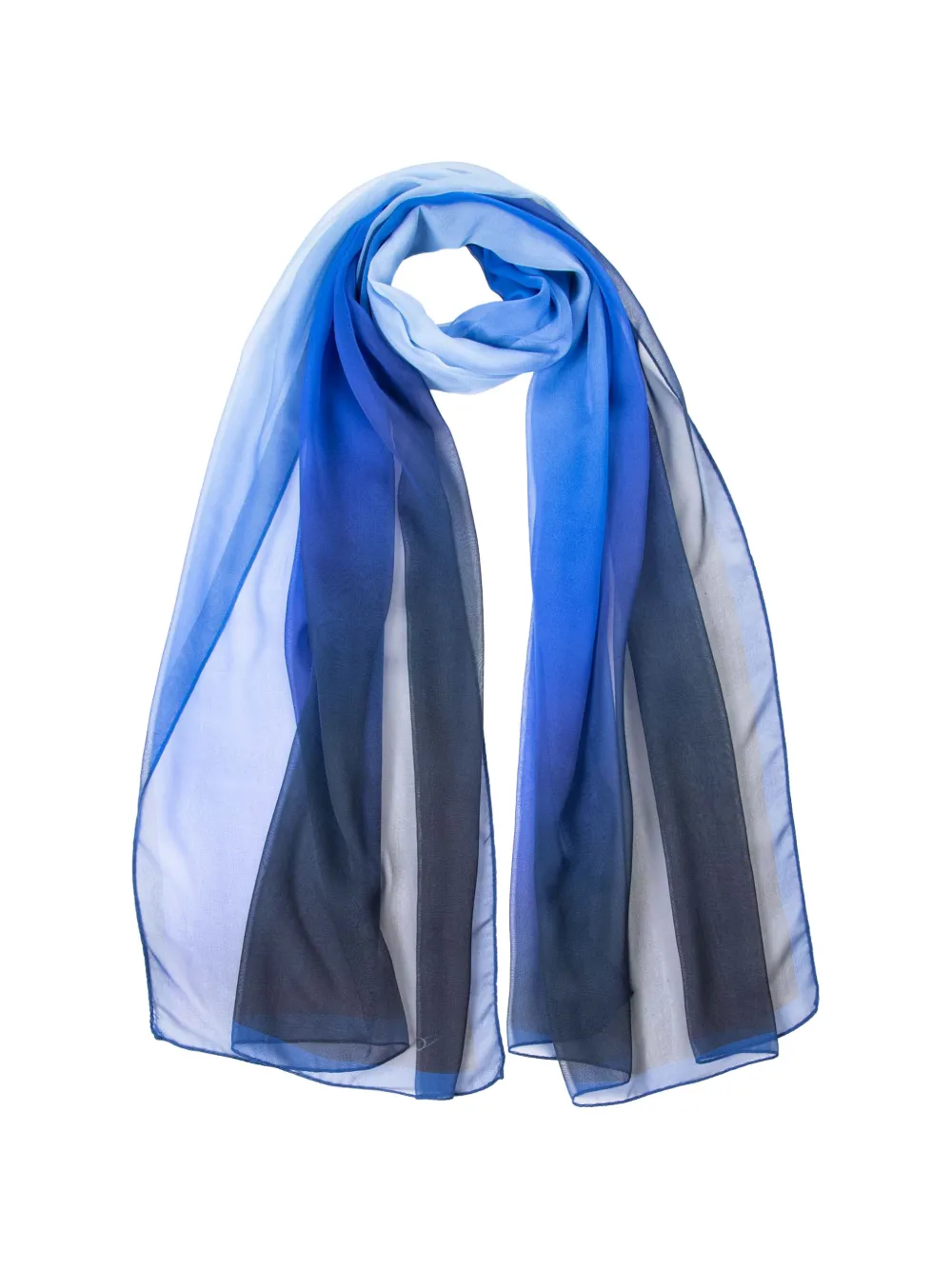 Elizabetta Sophia silk scarf - Blu