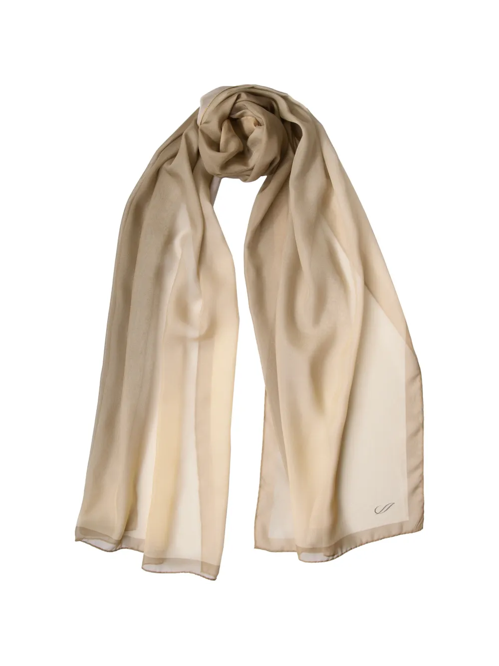 Elizabetta Sophia silk scarf - Toni neutri