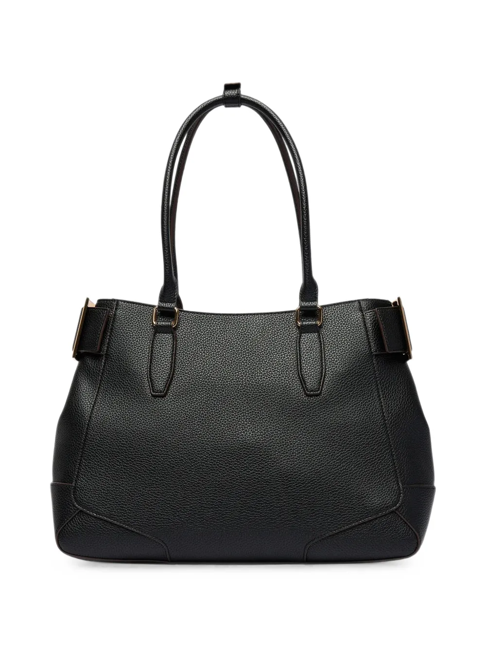 Love Moschino Shopper met logoplakkaat Zwart