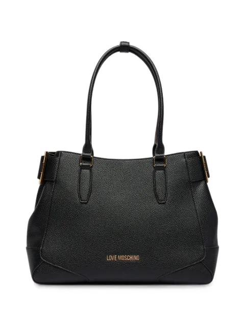 Love Moschino Tote Bag mit Logo-Schild