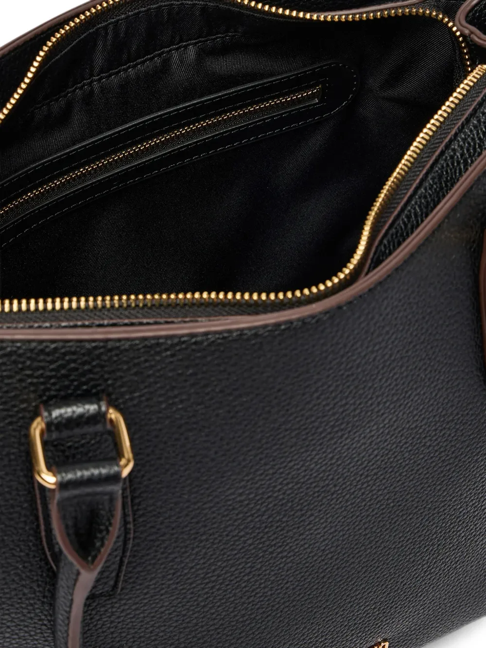 Love Moschino Shopper met logoplakkaat Zwart