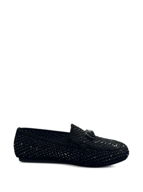 Kurt Geiger London crystal-embellished loafers