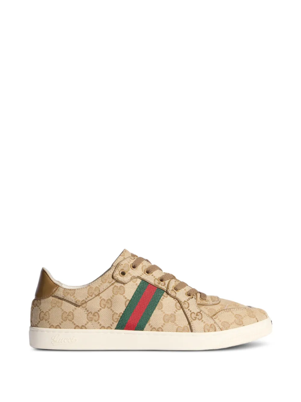 Gucci Sneakers Stretch GG con decorazione Web - Toni neutri