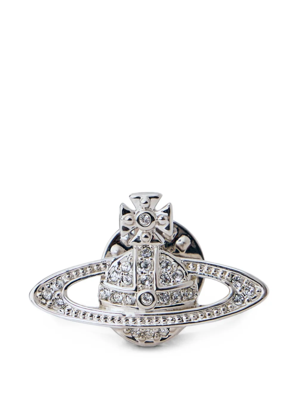 Vivienne Westwood Spilla Mini Bas Relief - Argento